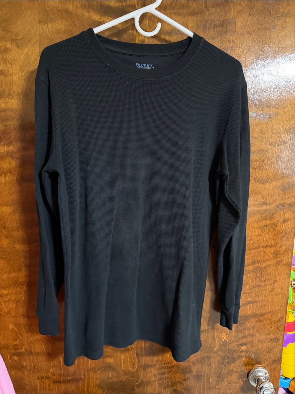 🔥 BlueIce Men's Long Sleeve Thermal Tee - Black 🔥